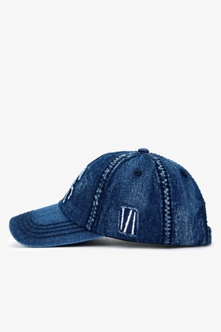 Valmenti Unisex Tekstil Beyzbol Şapka 1139 Ec4008 Spk Y25 Blue Denım Koyu Mavi