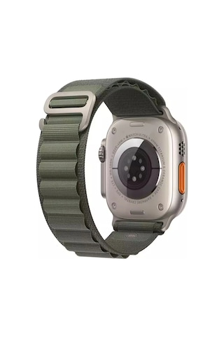 Forzacase Apple Uyumlu Watch Ultra 3 49mm İle Kancalı Kumaş Kordon Kayış - Fc269