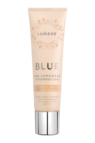 Lumene Blur 16h Longwear Foundation Spf15 16 Saat Kalıcı Fondöten Spf15 Fresh Apricot 0