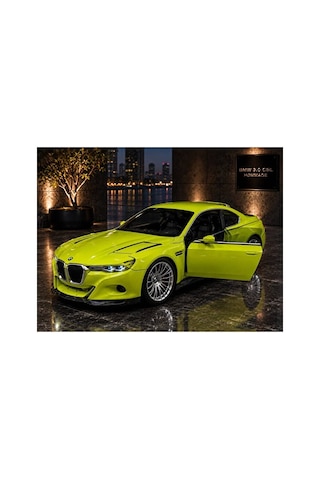 Bmw 3.0 Csl Diecast Model Araba 1:24 Ölçek Bmw 3.0 Csl Yeşil Araba