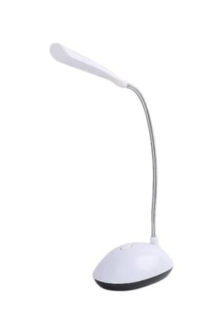 Portatif Taşınabilir Pilli Masa Lambası Beyaz Led Işıklı Mini Masa Lambası Beyaz - 903348669 Beyaz