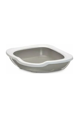 Imac Fred Açık Kedi Tuvalet Kabı Köşeli 51 x 51 x 15.5 CM Çok Renkli