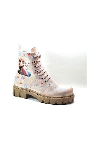 Onlo Ayakkabı Fr.0224 Pudra Fermuarlı Kız Çocuk Postal Bot Pudra