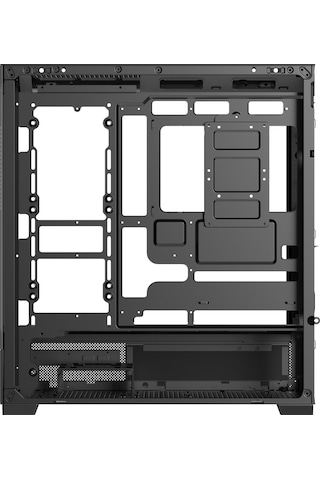Zoko Alpha 7x120mm Argb Fan+kontrolcü+kumanda Pc Boş Siyah Kasa