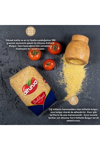 Altunsa Köftelik Bulgur Yerli 900 G x 2 Adet
