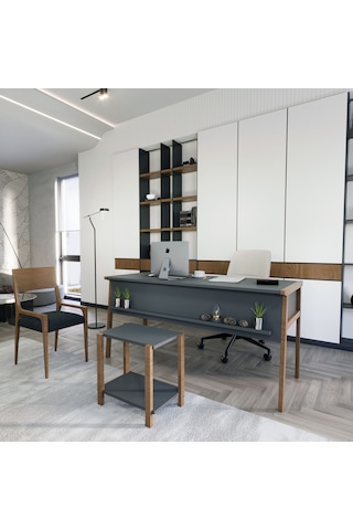 Lagomood Zenith Sehpa Antrasit Ceviz