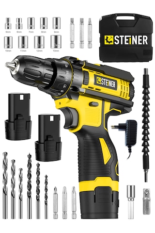 Steiner AR-128VF Li-ion S Çift Akülü Şarjlı Vidalama