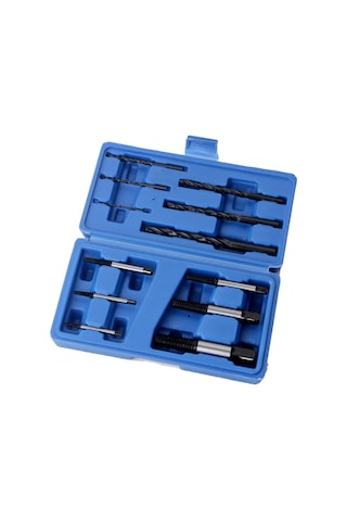 12 Adet Kırık Vida Çıkarma Seti Soyulan Vidaları Çıkarmak İçin Kullanılır.