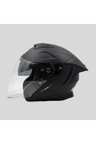 Arwic AR836 Skystar Yarım Ece-R 22.06 Motosiklet Kaskı Siyah