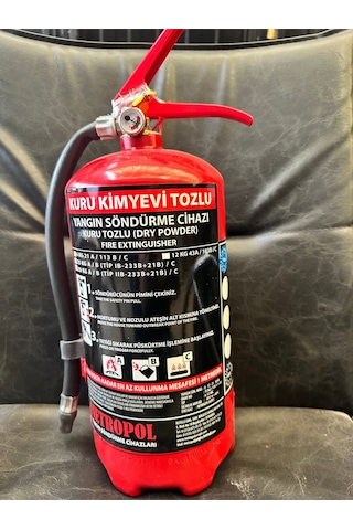 Sun Yangın 6 Kg Yangın Tüpü Kkt Abc
