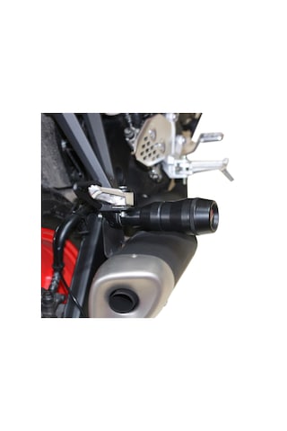 GP Kompozit Yamaha MT-25 2015-2023 Uyumlu Egzoz Koruma Takozu Siyah