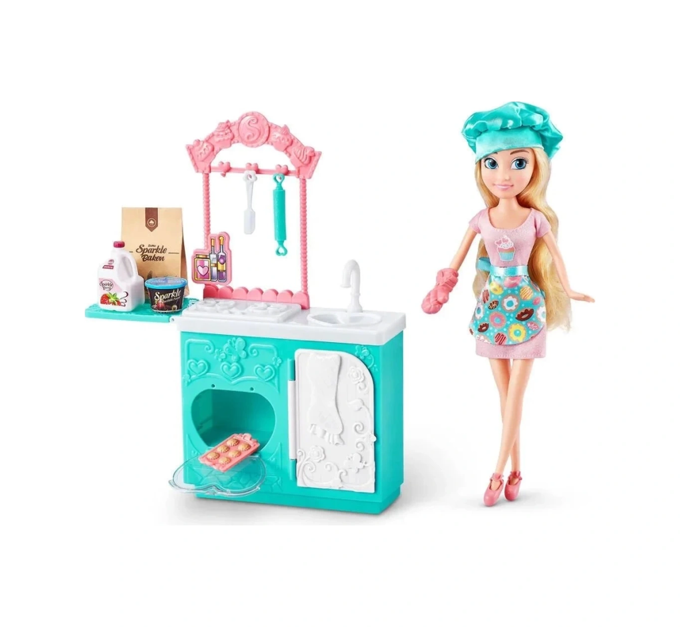 Sparkle Girlz Aşçı Bebek Ve Oyun Seti 27cm