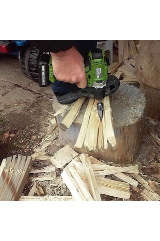Fosenze Ahşap Bölme Matkap Ucu, Yüksek Karbon Çelik, Çelik Kiriş, Çekiç Matkap Uyumlu, 3 Farklı Uç Kare,daire,heksagonal