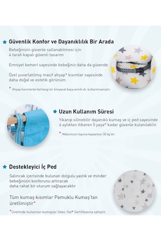 Holmen Kırmızı Şelale Bebek Salıncak 7695109211108