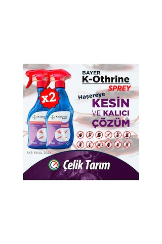 Bayer Kothrine 500 Ml Kullanima 2 Adet Hazır Sprey
