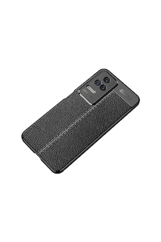 Xiaomi Poco F4 Kılıf Deri Tarzı Niss Silikon Case Kapak