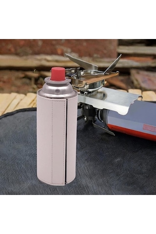 Pazly Gaz Tankı Kapağı Kamp Barbeküsü Açık Hava Beyaz Beyaz