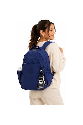 Su Geçirmez Kumaş Unisex Okul Çantası Lacivert Renk Okul Sırt Çantası 1650