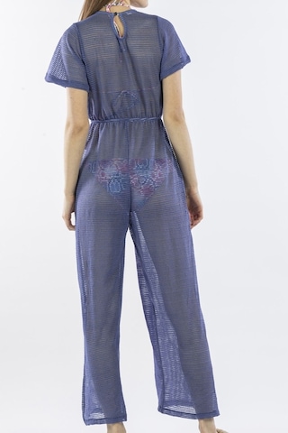 Nicoletta Lacivert Kadın Pareo Tulum Plaj Elbisesi Lacivert