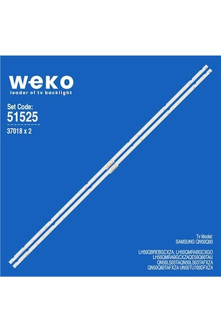 Samsung Uyumlu Qe50q60tau 50'' 2 Adet Tv Led Bar Tvnizin İçindeki Led Barla Aynısı Olduğunu Görmeden Almayınız. Led Bar Ürünlerinde Paket Açıldığında İade Kabul Edilmemektedir.