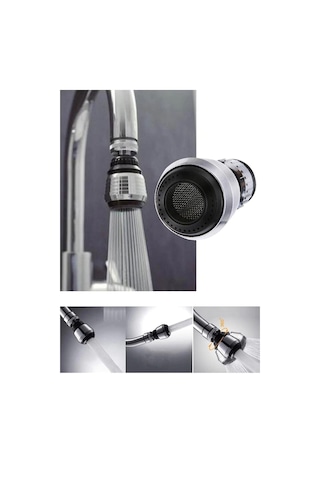 Tasarruflu Fonksiyonlu Musluk Başlığı Yağmurlama  Perlatörlü