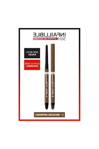 Suya Dayanıklı Göz Kalemi - 12 Bronzed Espresso 00
