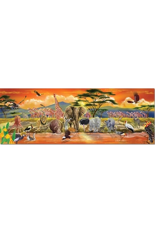 Melissa And Doug Dev Yer Yapbozu - Safari (100 Parça)