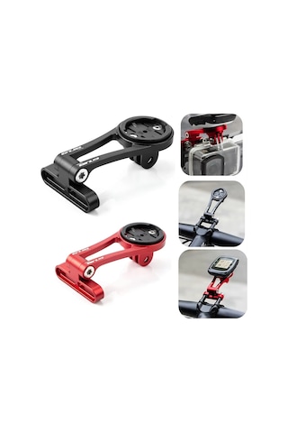 Gub G696 Bisiklet Alüminyum Kod Masa Tutucu Ayarlanabilir Uzatma Braketi Siyah Siyah