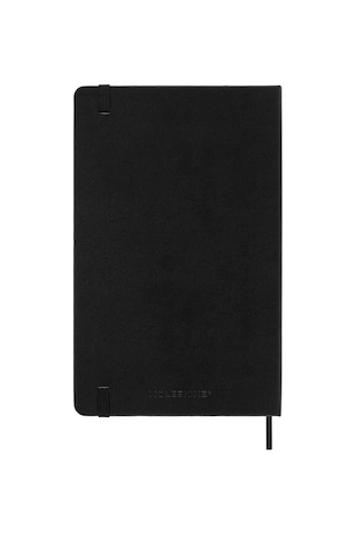 Moleskine 12 Ay Haftalık Ajanda L Boy 13x21 Cm Sert Kapak Siyah Siyah