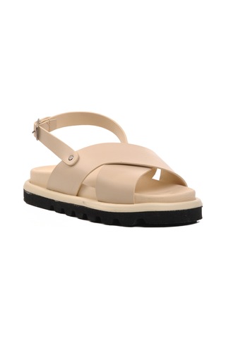 Ayakmod 150 Bej Kadın Sandalet 001