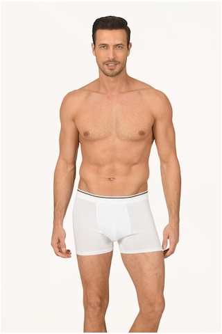 NBB Erkek Beyaz Penye Boxer