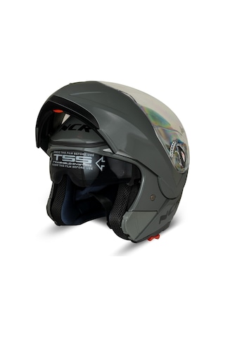 Ncr Çene Açılır Vizörlü Ece Belgeli Kask Nardo Gri