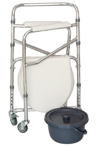 Dm696 Kovalı Komot Hasta Tuvalet Ve Banyo Özellikli Tekerlekli Sandalye