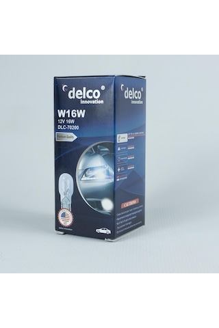 Delco U.s.a W16w Dipsiz T15 Halogen Ampul 12 Volt 10 Adet