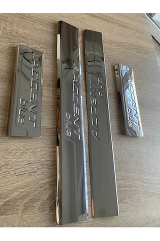 Hyundaı Blue Krom Kapı Eşiği 2011ve Sonrası Blue Yazılı Paslanma