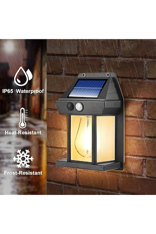 Güneş Enerjili Bahçe Led Ampul Hareket Sensörlü Bahçe Led Su Geç