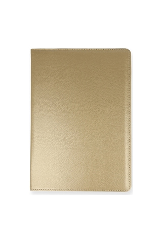 Galaxy Tab A9 Plus Kılıf 360 Tablet Deri Kılıf - Gold Diğer