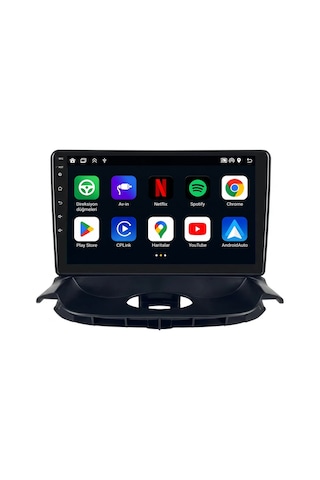 Peugeot 206 Android Multimedya 1999-2011 Carplay Android Auto Navigasyon 10gb Ram 256gb Pro 9"