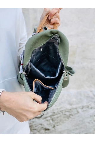 Just Polo Kadın Yeşil Taba Büyük Boy Sırt Çantası