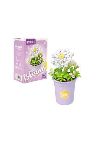 Bloom Boutique Flower Serisi Saksı Çiçekleri Yapı Blokları Seti