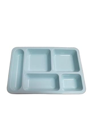 Polikarbon Kırılmaz Çocuk Tabldot Mavi 25adet