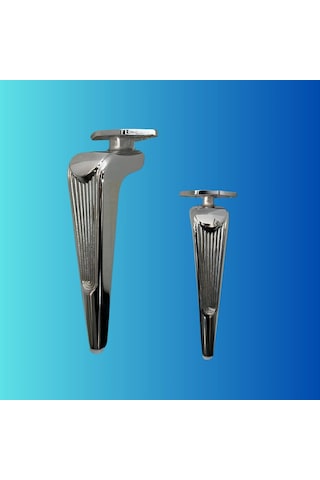 16 Cm Metal Klas Koltuk Ayağı Mobilya Ayağı Ünite Ayağı Konsol Ayağı Puf Berjer Ayağı Krom