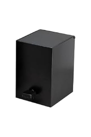 Tr Pedallı Kare Çöp Kovası 3 Lt Siyah 262x245x180 Mm Kovası Tek Ebat Ba4055 033 Al6-al6