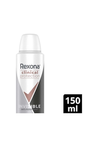 Rexona Kadın Clinical Protection Spray Deodorant Invisible 150 Ml