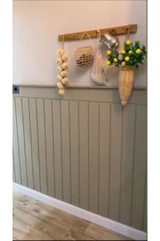 Dekoratif, Duvar Çıtası, Ahşap Duvar Paneli, Boyanabilir, Ham