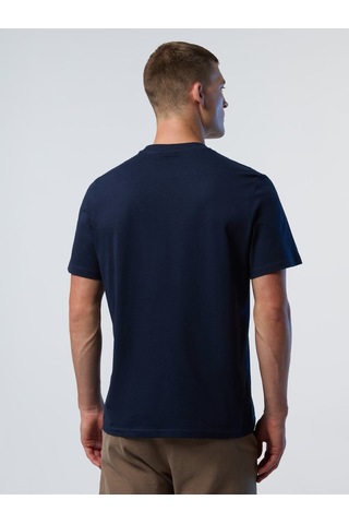 North Sails Basic Logolu Erkek T-shirt-33354 Lacivert