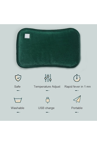 Susuz Grafen Sıcak Su Torbası Şarj Edilebilir El Isıtıcı, Stil: Eldiven Versiyonu 3 Geat Gri