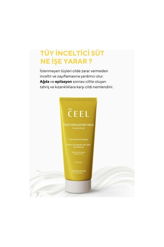 The Ceel Tüy İnceltici ve Nemlendirici Süt Isırgan Otu & Hyaluronik Asit Özlü 60 ML