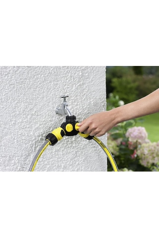 Karcher 2 Çıkışlı Musluk Adaptörü