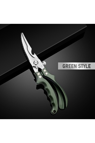 Mutfak Makası Ağır Hizmet Tipi Mutfak Makası Paslanmaz Yeşil Diğer